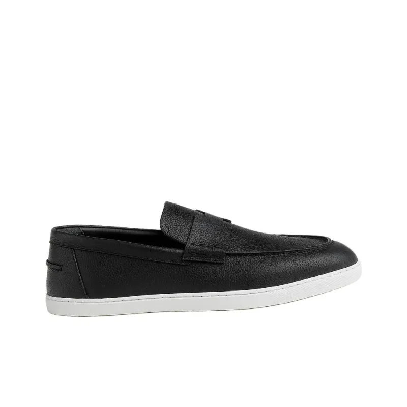 HERMES Loafers Men Black-1