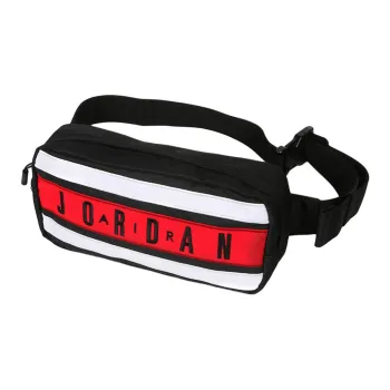 Jordan Polyester Shoulder Bag Crossbody Bag Sling Bag Fanny Pack Regular Unisex Bred Black Red All