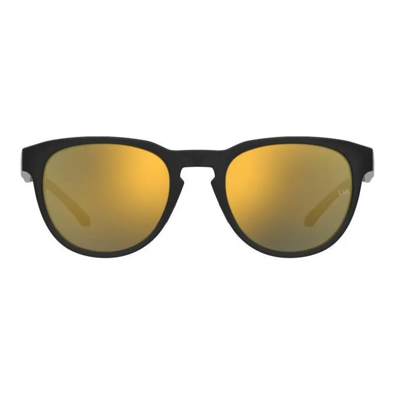 Under Armour Plastic Oval Sunglasses Unisex Black-2