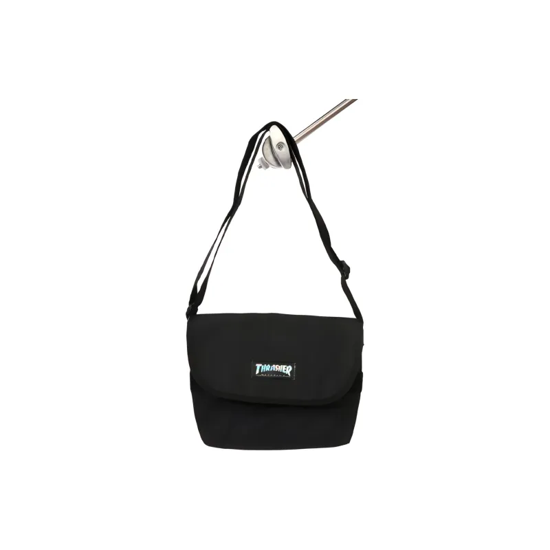 Thrasher Water repellent Coating Shoulder Bag Unisex Black-0