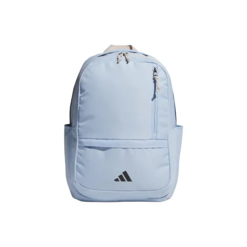 Adidas Recycled Polyester Backpack Unisex Glossy Finish Blue