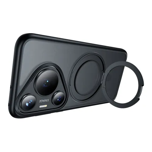 Andmo Acrylic Material Matte Transparent Magnetic Invisible Stand Phone Case Compatibility Pura70/70Pro/Ultra