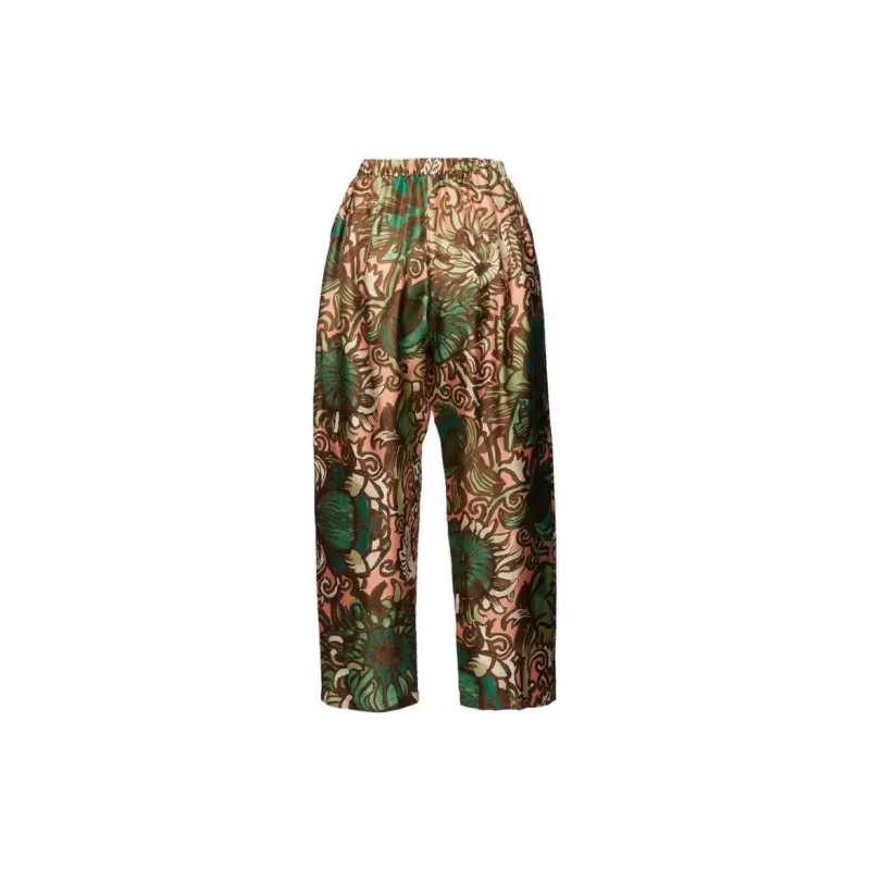 La DOUBLEJ. Elasticated drawstring Cropped Trousers-1