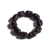India Small-Leaf Red Sandalwood-[Chinese Auspicious Animal Holding A Ball]