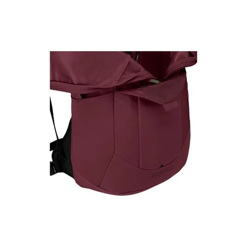 OSPREY Recycled Polyester Backpack Regular Unisex Shanggu Mud Red-3