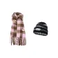 2 Pack (Striped Hat+Pink Coffee Scarf)