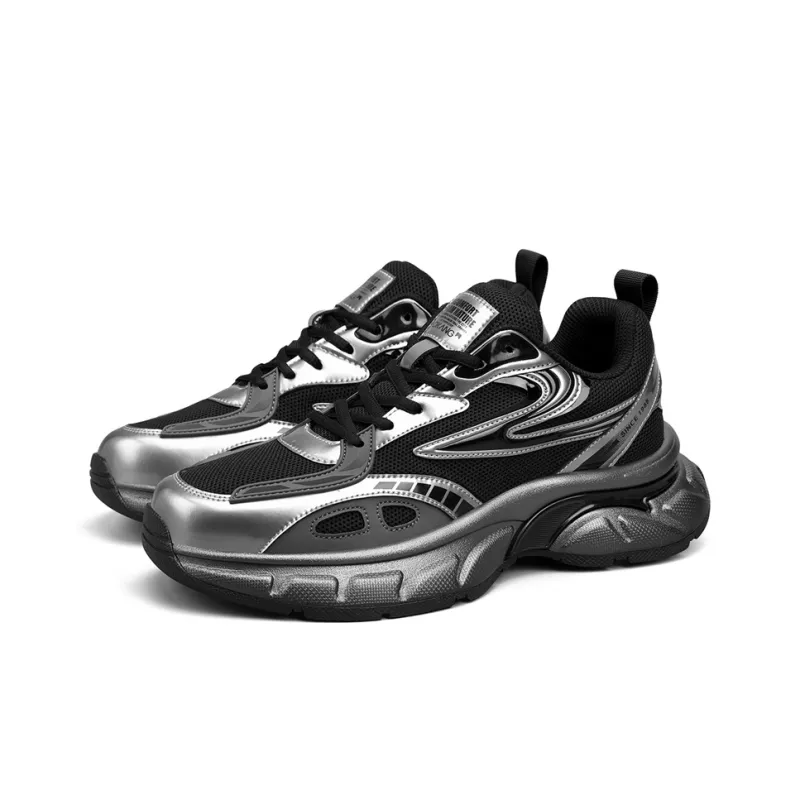 AOKANG Anti Slip Wear Resistant Low Top Chunky Sneakers Men's Shopping Bag-7