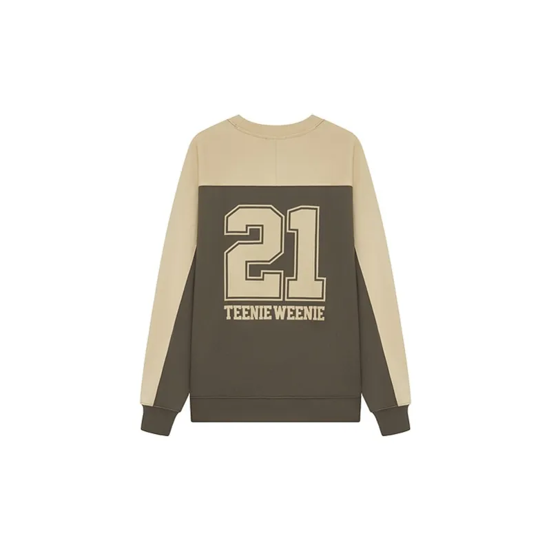Teenie Weenie Men Evergreen Series Sweatshirt Unisex Brown-1
