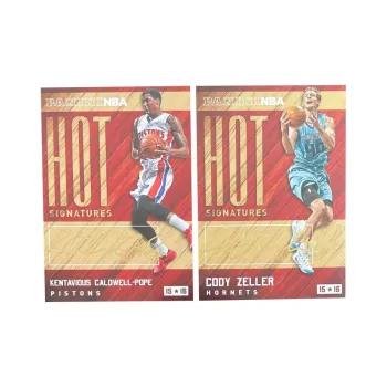 PANINI 2015 16 Pope Signature Printed Signature+Cody Zeller Signature Printed Signature Classic Teca Sports Cards 2 Pcs