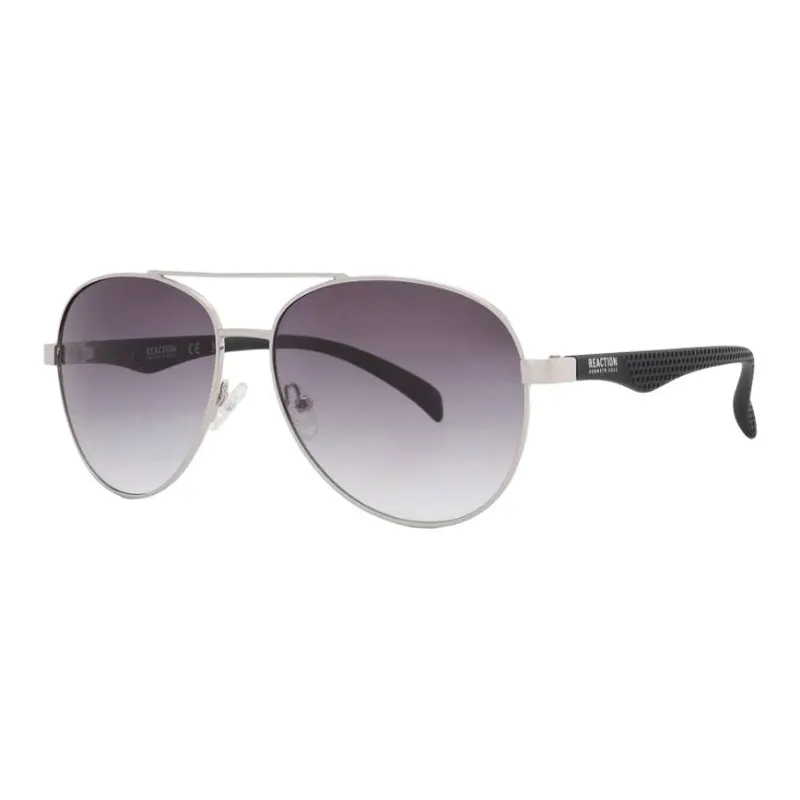KENNETH COLE Metal Aviator Sunglasses Men's Silver-0