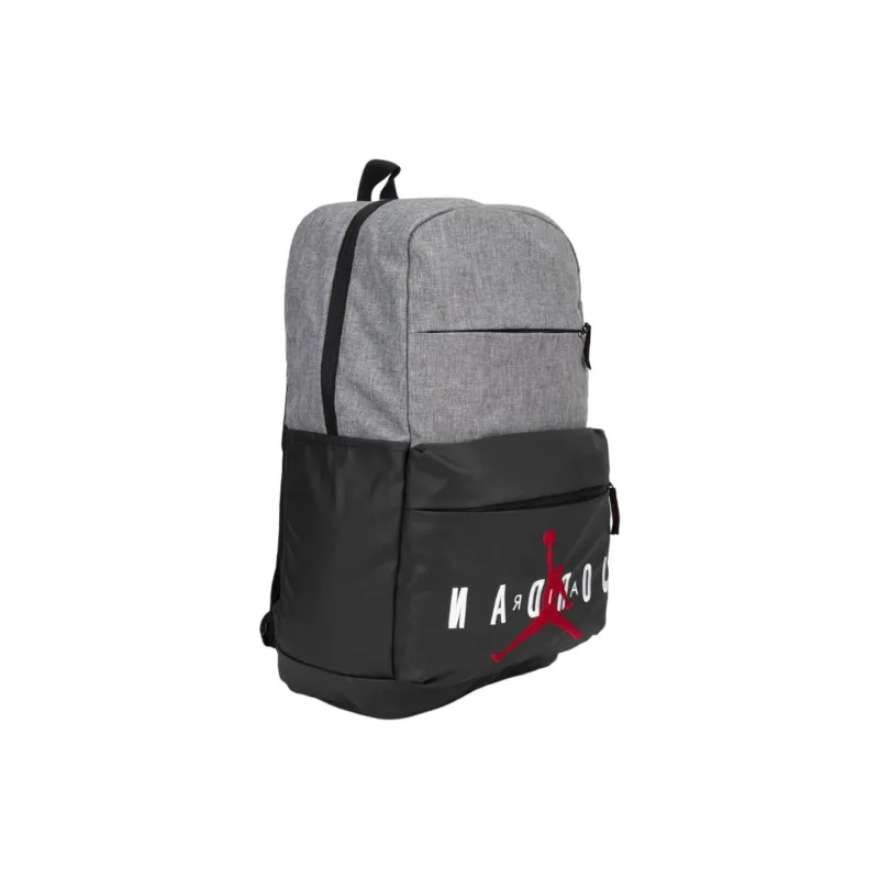Jordan Polyester Backpack Regular Unisex Gray Black-2