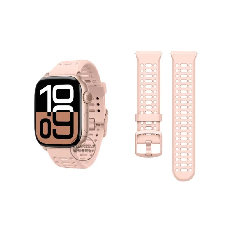 Mr. Strap Watch Band Apple Compatibility 42mm Silicone Material-9