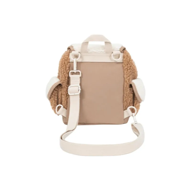 Doughnut Polyamide With Polyester And Acrylic Backpack Small Size Women's Affordable/Hazelnut-4