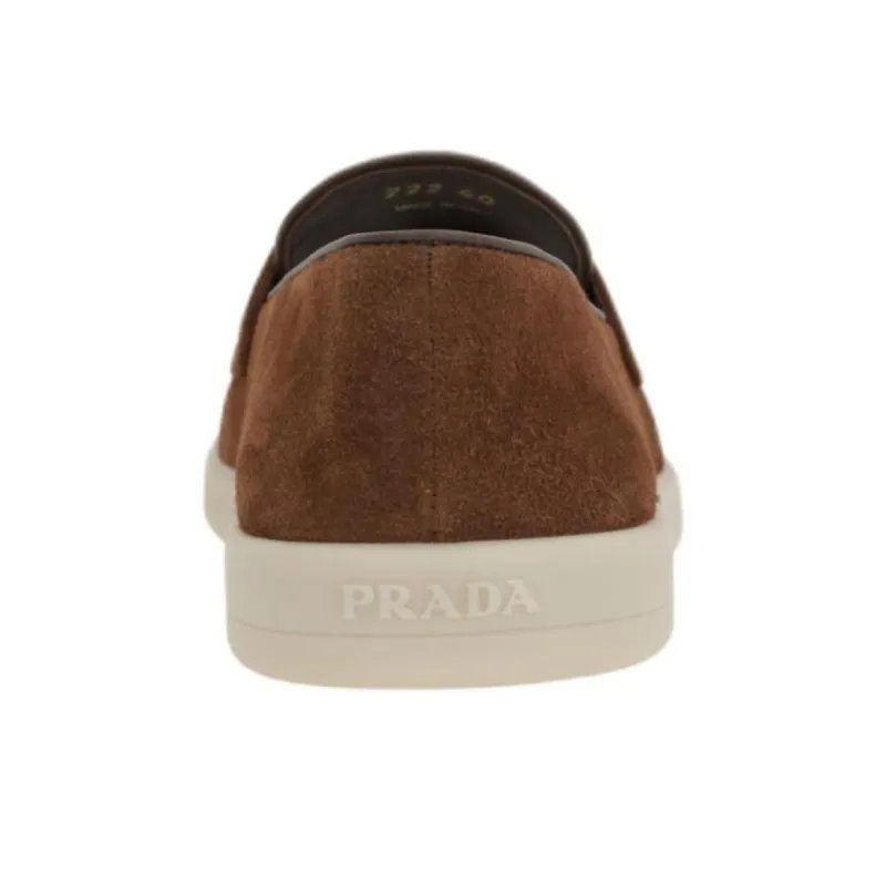 PRADA Loafers Women's Brown-3