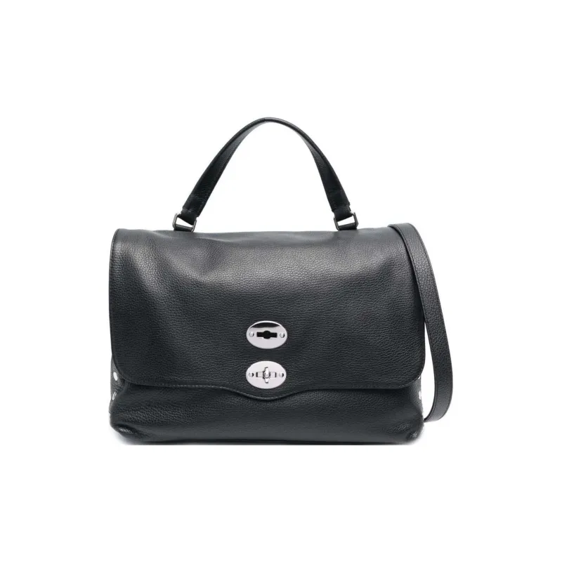 Zanellato Postina Twist Lock Medium Tote Bag-0