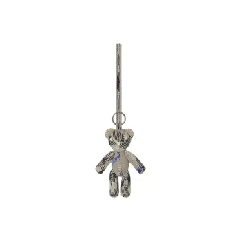 Burberry Knit Tom Keychain   Burberry   Cotton   Neutral