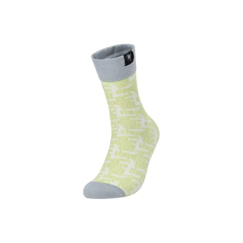 FILA Mid-Calf Socks Women's 1 Pack Yellow