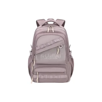RUIPAI Fabric Backpack Unisex Purple/Ecru/Army Green/Black