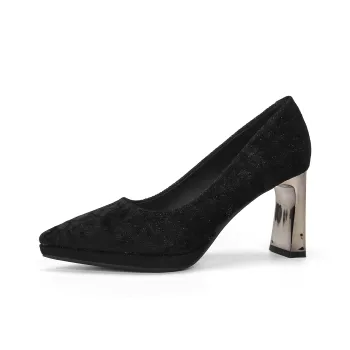 Zubumei Chunky Heel High Heels 8CM Women's