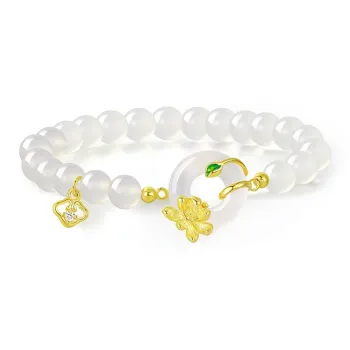 HANYUDIE Chalcedony Bracelets Women's