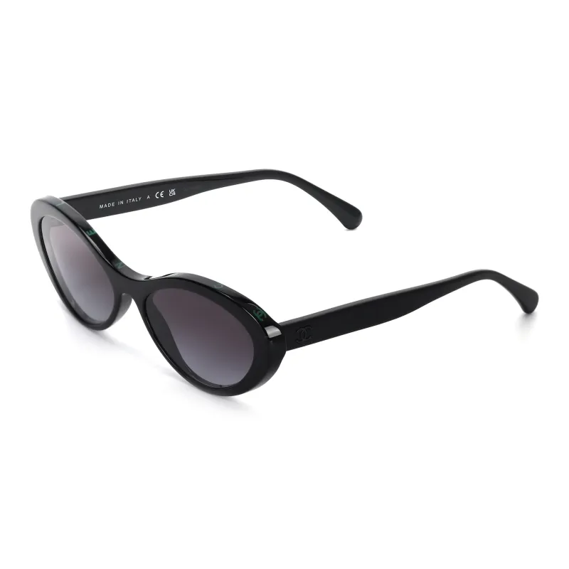 CHANEL 2000s Cc Cat eye Sunglasses-0