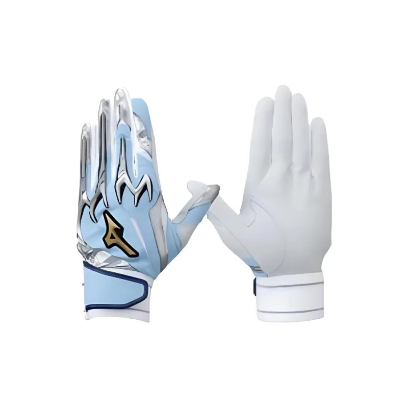Mizuno Sheepskin Gloves Unisex Blue-0