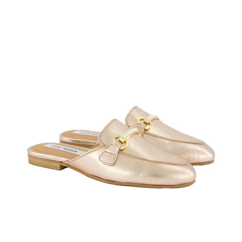 STEVE MADDEN Closed Toe Slippers Women's Pink Gold-2
