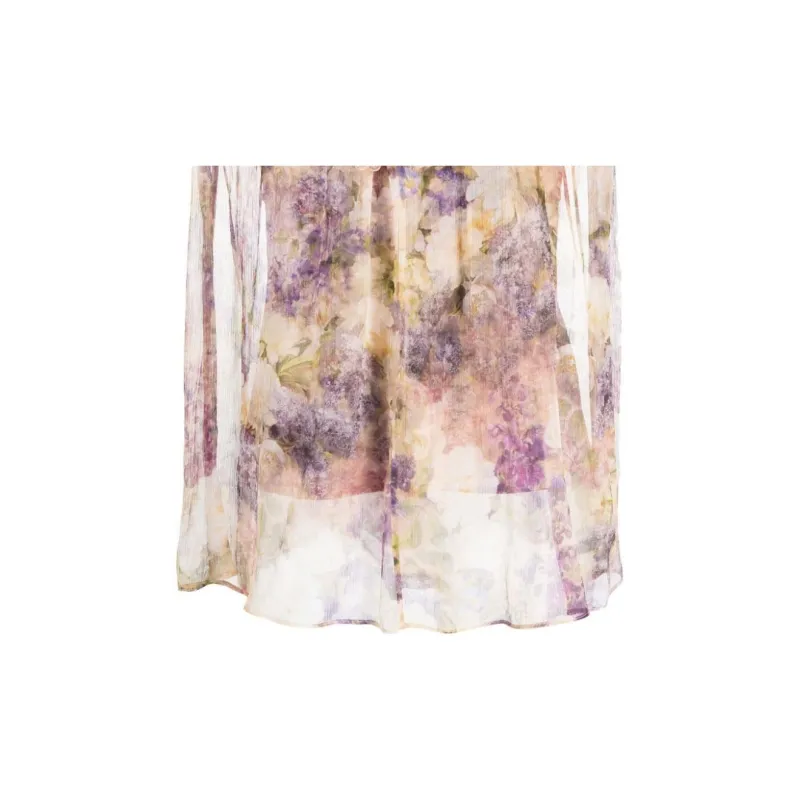 Zimmermann Ruffled Trim Floral Printed Blouse-6