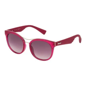 Police Acetate Plastic Aviator Sunglasses Women's Red