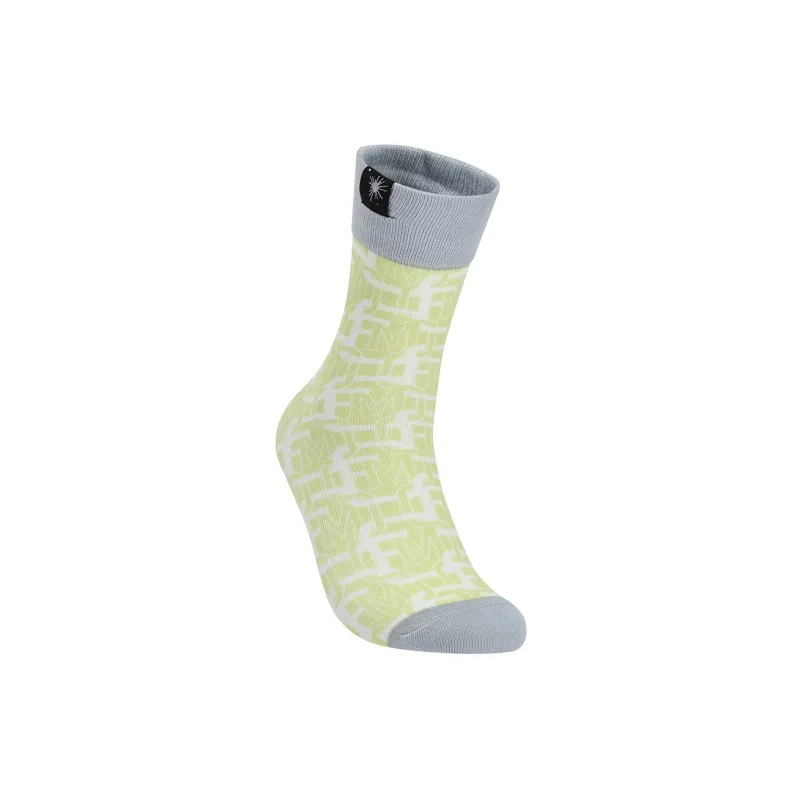 FILA Mid Calf Socks Women's 1 Pack Yellow-1