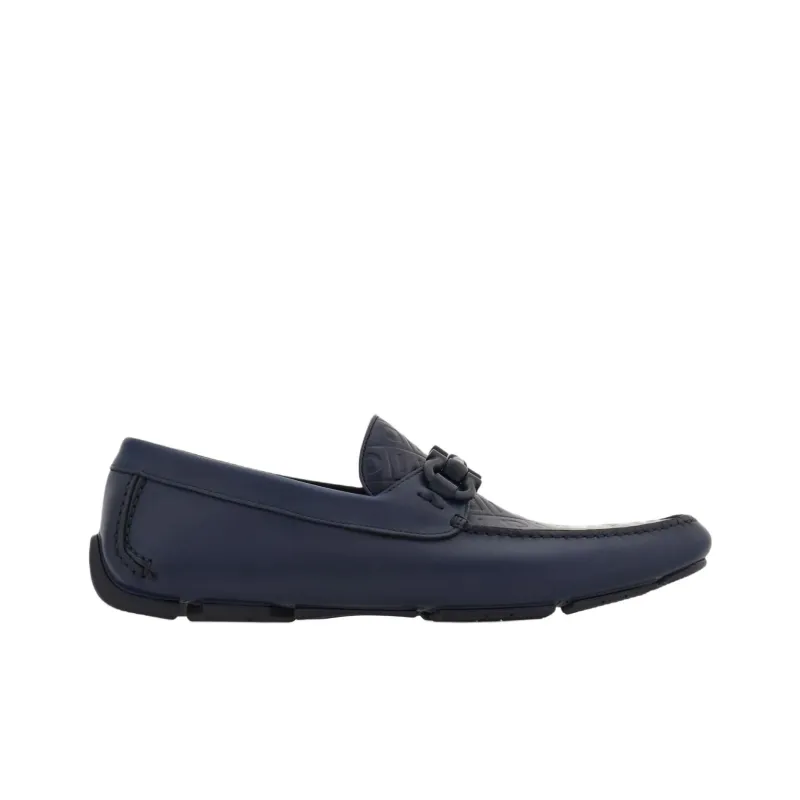 FERRAGAMO GANCINI Loafers Men's Dark Blue-1