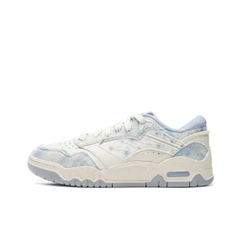 LINING Moon White 3 Skateboard Shoes Women's Low Top White, Blue