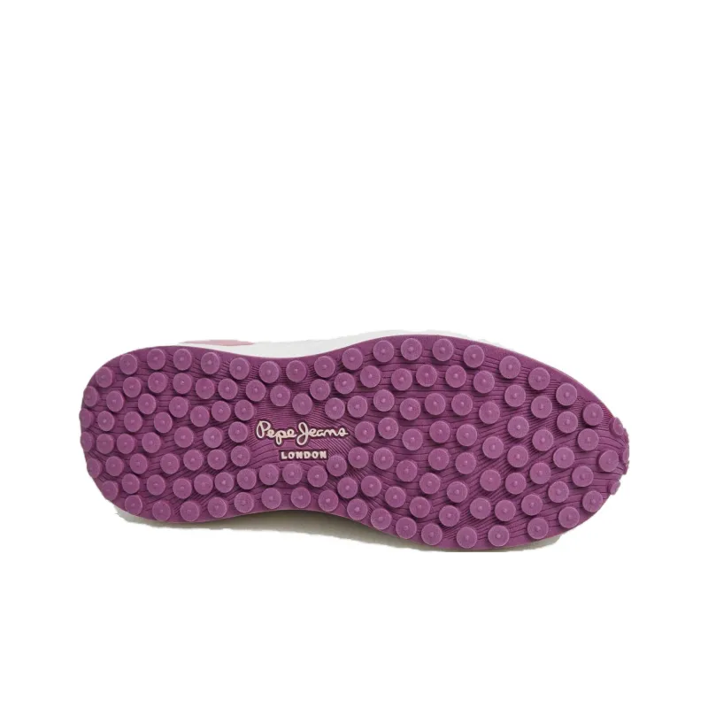 Pepe Jeans Slip Resistant Low Top Casual Shoes Women's Purple Green Gray-3