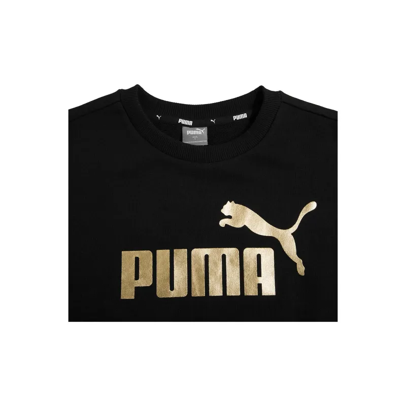 PUMA ESS+ Sweatshirt Women's Black-4