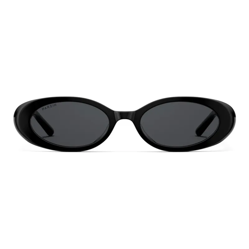 PARZIN Plate Frame Oval Sunglasses Unisex-4
