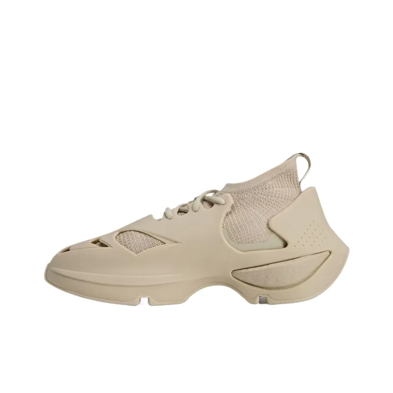 Adidas SMC Anti Slip Wear Resistant Low Top Running Shoes Unisex Beige Gray-0