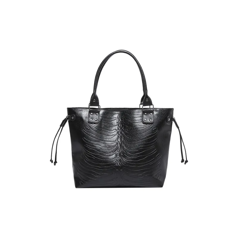 Yalu PU Shoulder Bag, Handbag Regular Women's Black/White/Orange/Rose Red/Gunmetal-1