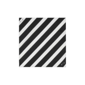 Burberry Cotton Knit Scarves Unisex Black