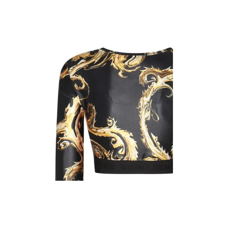 VERSACE JEANS COUTURE Barocco Cropped Top-3