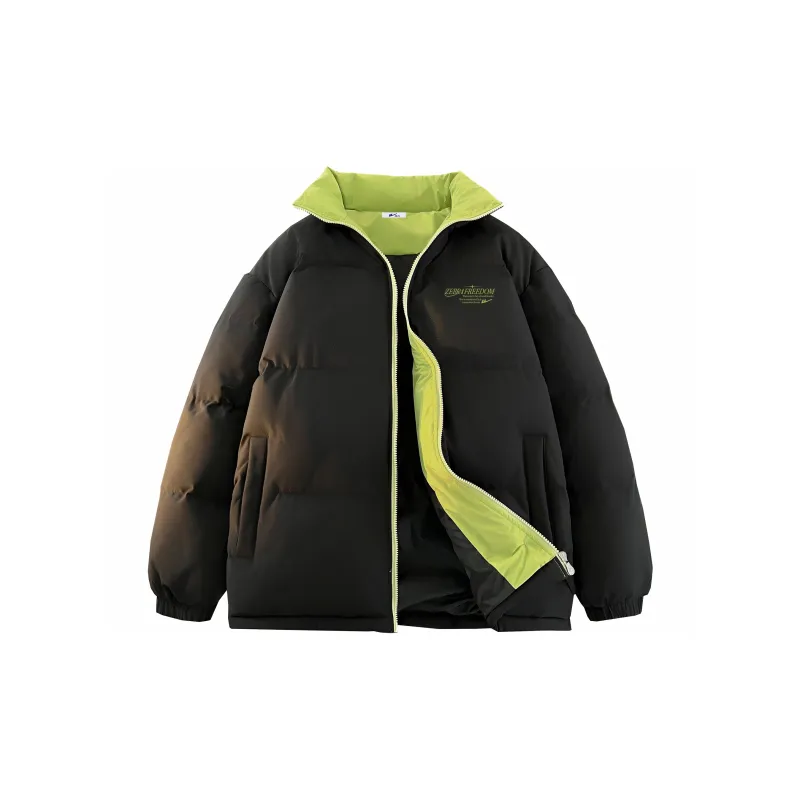Warrior Ride The Wind Collection Open Ended Smile Collection Puffer Jacket Unisex-24