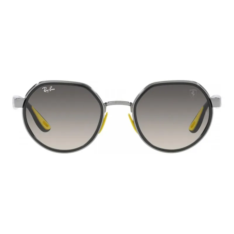 RayBan Metal Round Sunglasses Unisex Silver-2