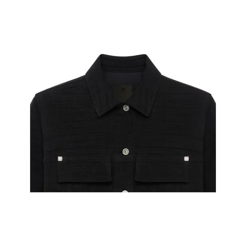 GIVENCHY SS22 Denim Jacket Women's Black-2