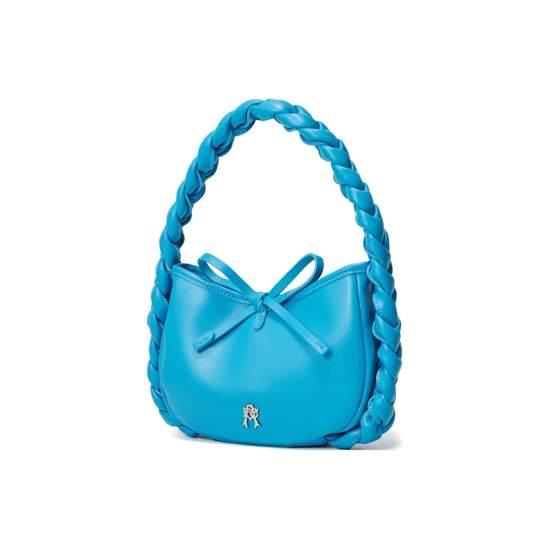 Fun And Cool Synthetic Leather Crescent Moon Handbag Medium Size Women's-3