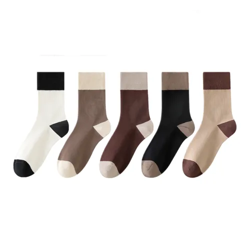 Cotton Gene Mid Calf Socks Women's 5 Pack