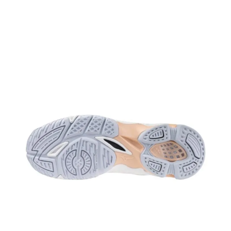 Mizuno Women's Wave Voltage 'White Peach Parfait' Women's-1