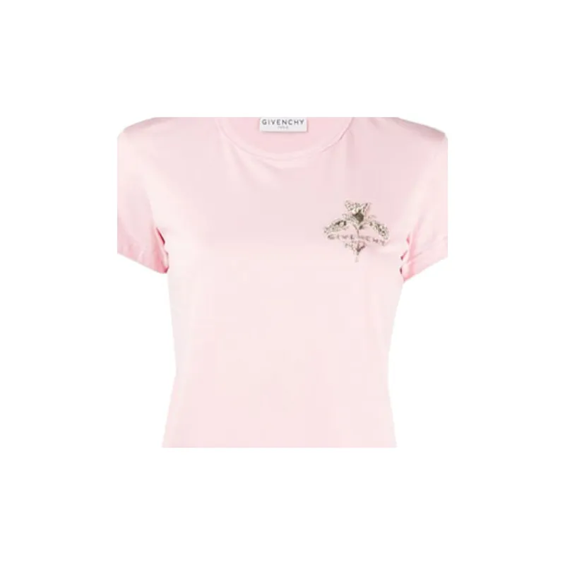 Givenchy T Shirts Women's Pink-4