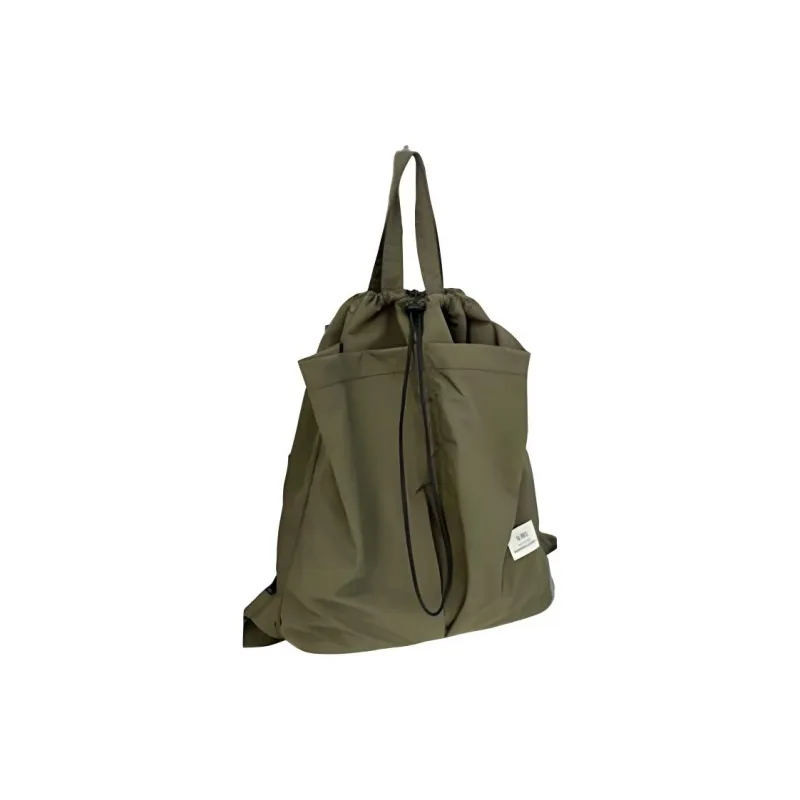 NIGEER Nylon Backpack Regular Unisex Black/Ecru/Green/Khaki-5