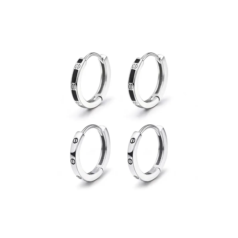 JOLLY NOTE Commute Versatile Date Earrings Unisex Good Luck-10