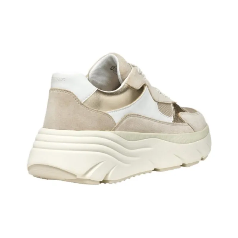 GEOX Diamanta Abrasion Resistant Slip Resistant Low Top Casual Shoes Women's Light Taupe-5