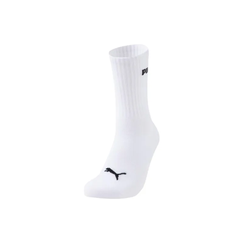 PUMA Mid Calf Socks Unisex White-1